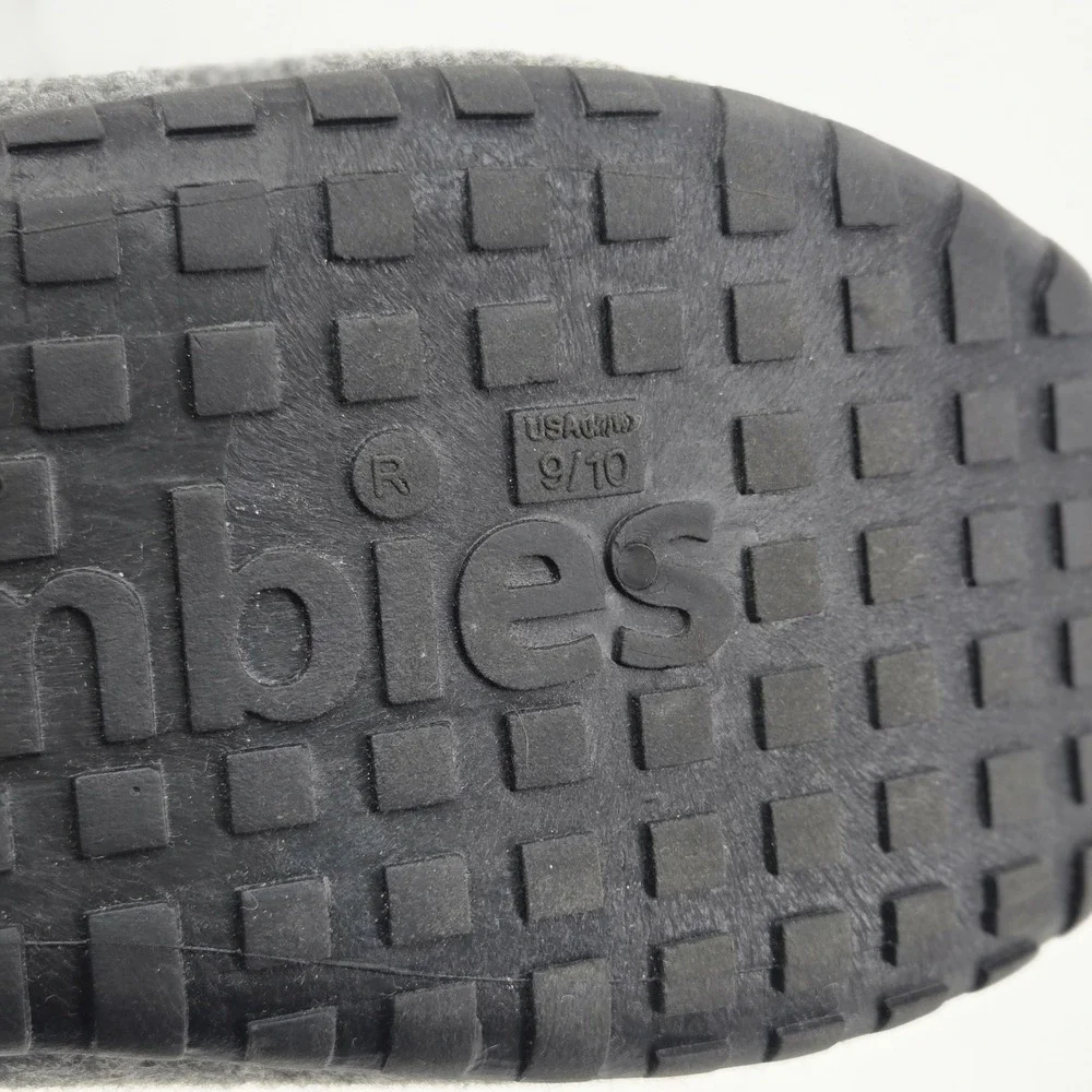 Gumbies Outback Felt Mule Slipper Shoe Gorpcore Cabin Mens 9 Womens 10 Comfort